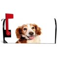 thumbnail image 2 of Coolnut Magnetic Mailbox Cover, Beautiful Portraits of Dog on White Post Mail Box Cover Mail Wraps Cover, Standard Size 20.7" L x 18" W, 2 of 5