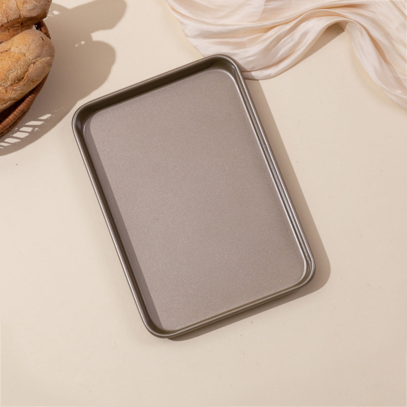 Carbon Steel Cookie Sheet Nonstick Coated Commercial Grade Baking Pan Cooking Tray with Excellent Heat Conductivity