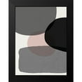 thumbnail image 2 of Urban Epiphany 19x24 Black Modern Framed Museum Art Print Titled - Minimalist Circles 6, 2 of 5