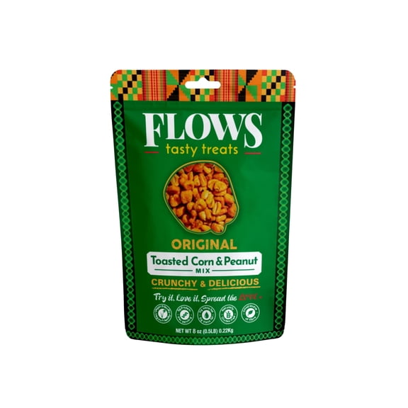 Flows Tasty Treats Toasted Corn and Peanut Mix - Original Flavor (8oz)