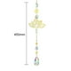 thumbnail image 3 of Campanas De Viento Crystal Dream Catcher Creative Chic Metal Rainbow Ornament para el dormitorio de la pared del hogar, 3 of 7