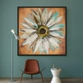 thumbnail image 2 of wall26 Framed Canvas Wall Art for Living Room, Bedroom Daisy Theme Canvas Prints for Home Decoration Ready to Hang - 16x16 inches, 2 of 5
