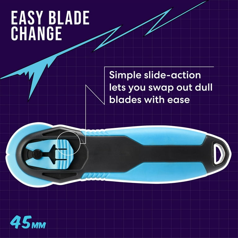 ZOID Tools 45mm Rotary Cutter with Soft-Touch Handle and Dual