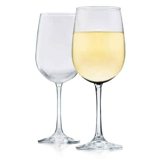 Libbey Vina White Wine Glasses Set Of 6 Walmart Com