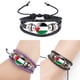 thumbnail image 3 of Minnieouse Pulseras minimalistas de PU con bandera palestina, cómodas de llevar, elegante con bandera palestina, 2 uds. Ropa, zapatos y accesorios Miscelánea Púrpura, 3 of 6