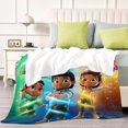 thumbnail image 4 of Guardianes del Espíritu anti-pilling, suave, ligera, esponjosa y acogedora de lujo para hogar y cocina – Perfecta para niños y adultos,100X130cm, 4 of 6