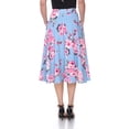 thumbnail image 3 of Women's Floral Printed Midi Skirt, 3 of 4