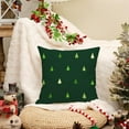 thumbnail image 3 of Christmas Pillow Cover 18X18 Inch Christmas Tree Decoration Holiday Farmhouse Winter Pillow Case Decor for Home Sofa Couch (Red) AA624-18, 3 of 6