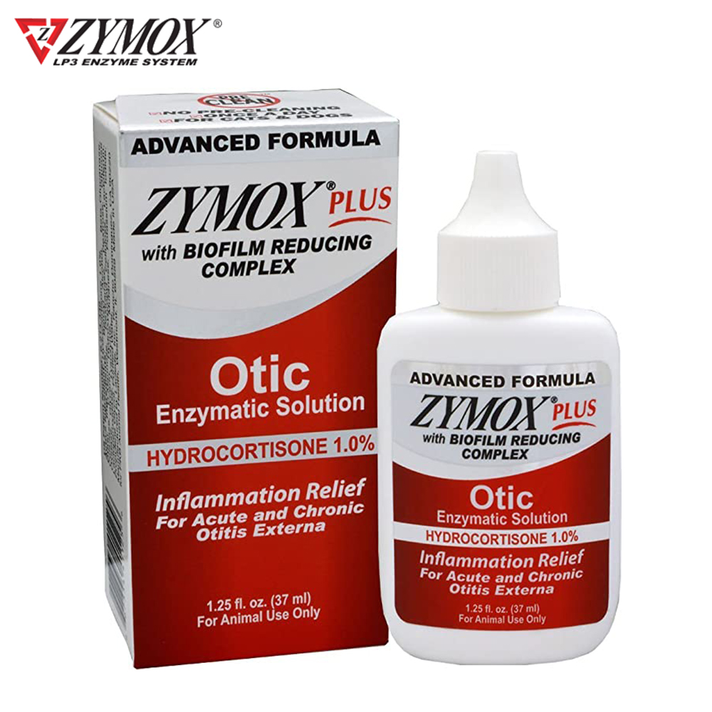 Zymox Plus Advanced Formula Dog&Cat Ear Solution, 1.25oz Walmart Canada
