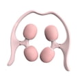thumbnail image 3 of TISHITA Rouleau de Massage Multifonctionnel Points de Pression Rouleau de Relaxation Musculaire Mousse Manuel Rose, 3 of 8