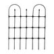 thumbnail image 1 of Enrejado de jardín para plantas trepadoras, valla exterior de hierro inoxidable, tubo de metal. negro, 1 of 8