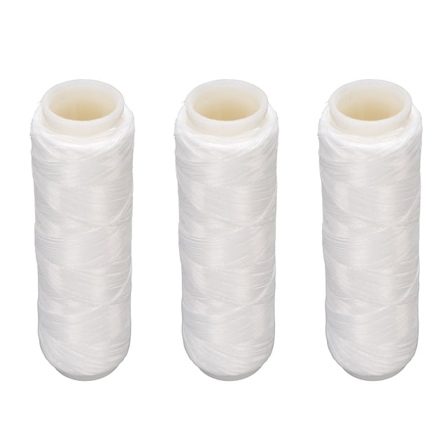 3Pcs Fishing Baits Thread, Nylon Elastic Flexible Fishing Baits String for Professionals Beginners