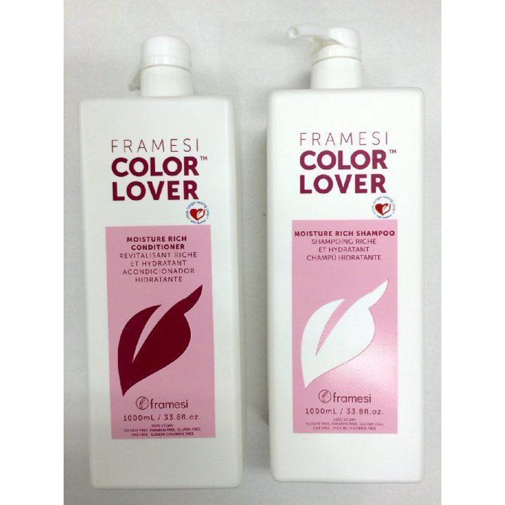 Framesi COLOR LOVER Moisture Rich Hydrating Shampoo/Conditioner 33.8oz