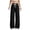 Black, variant on Gubotare Teen Girl Pants Trendy Girls Casual Pants Stretchy Palazzo Wide Leg Pants Soft Flowy Lounge Summer Size 10-11 (Khaki,10-11 Years)