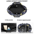 thumbnail image 3 of Sac de Voyage Thème Cosmos Ciel Étoilé Grande Capacité Sac de Week-End Léger avec Sangle Réglable pour Gym Voyage, 3 of 5