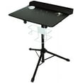 thumbnail image 4 of DENEST Tattoo Work Table Tattoo Tray Mobile Work Station Stand Removable Adjustable With Tripod Base Black, 4 of 7