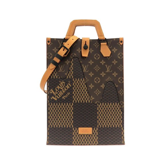 Pre-Owned Louis Vuitton Damier Giant (LV Squared) Mini Tote N40355 Handbag