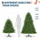 thumbnail image 2 of CazToi 7.5FT/230CM Árbol Navidad Artificial Incluye Luces LED Multicolor Base Plegable Decoración Interior, 2 of 7