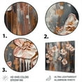 thumbnail image 3 of Designart "Roses in Bloom in Pink" Floral Rose Metal Wall Art Prints, 3 of 5