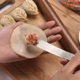 thumbnail image 4 of LOLIPPYY 4Pcs Stainless Steel Dumpling Filling Spoons Kitchen Gadgets for Wonton Bun Making, 4 of 8