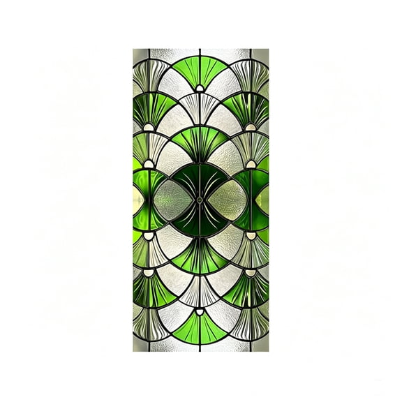 Static Cling Window Film Rainbow Prismatic Glass Decor,Removable No Residue Privacy Film for Home Bathroom Living Room Window Makeover 17.7"*39.4"