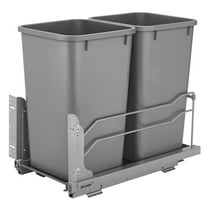 Rev-A-Shelf Double 27 Quart Pullout Kitchen Waste Container
