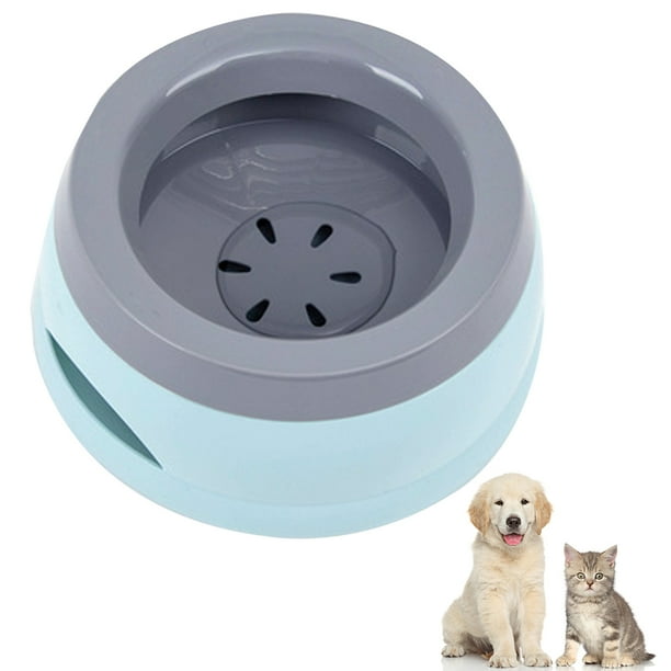 Tazón de agua para perros sin derrames para el hogar y los viajes, no más pisos mojados o salpicaduras de derrames o goteo de barbilla desordenado Levamdar 220619-2