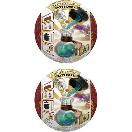 Make It Mini Potions Harry Potter (2 Pack) Mini Collectibles, Blind Packaging, DIY, Resin Play, Replica Potions, NOT Edible, Collectors, 8+