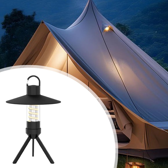 Linterna de camping DYNWAVEMX impermeable 3 modos colgante para tienda de campaña Negro