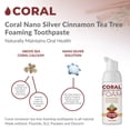 thumbnail image 4 of Pasta de dientes Coral Nano Silver, espumosa, canela, árbol de té, 120 ml, 4 of 8