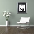 thumbnail image 4 of Trademark Fine Art "Black Cat" Canvas Art by Color Bakery Black Matte, Silver Frame, 4 of 4