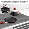 thumbnail image 4 of PEACNNG Housse de Cuisinière en Silicone Résistante à la Chaleur Protecteur de Cuisinière Électrique avec Bord Surélevé Gain de Place Réutilisable pour Cuisinière Plate Maison, 4 of 10