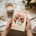 thumbnail image 3 of Happy Mother's Day Cavalier King Charles Spaniel with Flower Crown and Greeting Card Spiral Bound Journal Dog Lover Gifts 5x7in Spiral Notebook - 13004, 3 of 5
