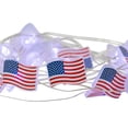 thumbnail image 5 of Northlight 20-Count Patriotic Americana USA Flag LED Fairy Lights, 6.25ft, Copper Wire, 5 of 5
