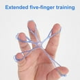 Silicone Tension Finger Trainer Piano Guitar Tension Training Hand Strength Silicone Tension