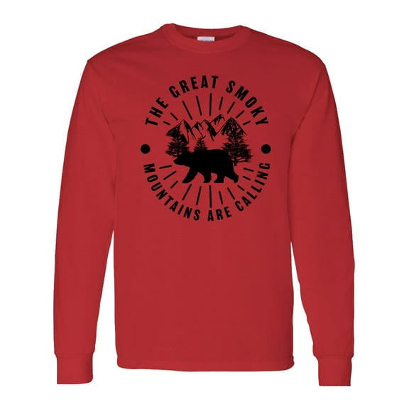 Inktastic The Great Smoky Mountains Are Calling Long Sleeve T-Shirt