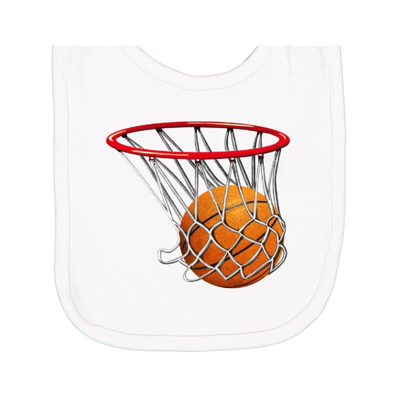 Inktastic Basketball Swish Newborn Bib