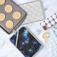 thumbnail image 5 of Yayeee Pot Holders Kitchen Heat Resistant with Pockets 7"x9.8" Cotton Oven Cooking Hot Pads, Watercolor Galaxy, 5 of 7
