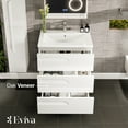 thumbnail image 3 of EVIVA Joy White Freestanding 28 Inch Bathroom Vanity, 3 of 7