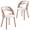 Beige#6, variant on Dining Chairs Wood Dining Chairs, Set of 2 Modern Upholstered Dining Chairs with Curved Backrest for Kitchen, Dining Room, Living Room,Wooden Dining Chairs