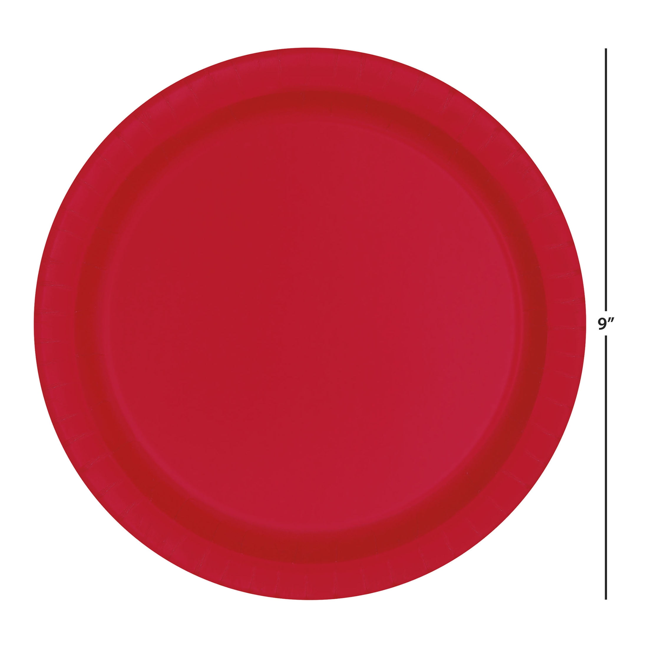 Red 2024 paper plates