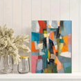 thumbnail image 2 of Abstract Geometric Canvas Art, Modern Textured, Suitable for Living Room, Bedroom, Dining Room, Kitchen, Office, Hotel, Hallway, 2 of 8