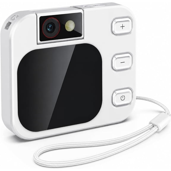 2.2-Inch Touchscreen MP3 MP4 Player with Camera, Portable Music and Video Player with Speaker, Photo and E-Book Functions, TF Card Expansion and Lanyard,White