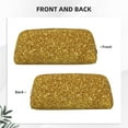 thumbnail image 5 of Uemuo Gold Glitter Printed Leather Pencil Case, Pencil Pouch, Portable Pencil Bag, Pen Case for& Office, 5 of 7