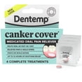 thumbnail image 3 of (2 pack) Dentemp Canker Cover - Canker Sore Medicine Pain Reliever, 4 Count, 3 of 10