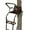 Black - Ladder + Tree Stand + Flex-Tek Seat, variant on Big Game LS0550 Hunter HD 1.5 Deer Hunting 1 Person Ladder Tree Stand