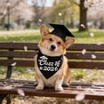 thumbnail image 6 of Luxcidy Pet Graduation Cap and Bandana, 2026 Back to School Dog Cat Costume, Adjustable Elastic Strap for Photos, Cute Props for Commencement, Bib Neckwear, 6 of 6