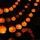 thumbnail image 1 of Guirnalda de luces de Halloween Luces de calabaza LED Decoración al aire libre Luces navideñas Control remoto USB 8 modos 3 metros 20 luces (calabaza), 1 of 5