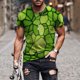thumbnail image 2 of Camiseta con escote de verano a la moda para hombre Patrón de impresión 3D Manga corta Pompotops oipoqjl5781, 2 of 5