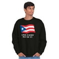 thumbnail image 5 of Puerto Rican Pride Love Every Bit Flag Sweatshirt for Men or Women Brisco Brands S, 5 of 5